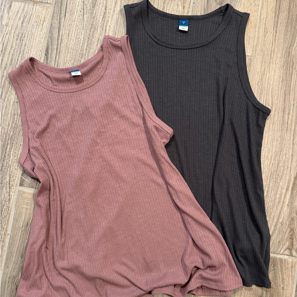 Old navy luxe tank top x 2